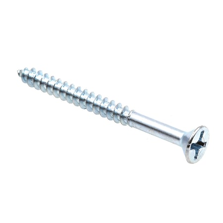 Prime-Line Wood Screw Flat Head Phillip Drive No. 12 X 2-1/2in Zinc Plated Steel 100PK 9036268